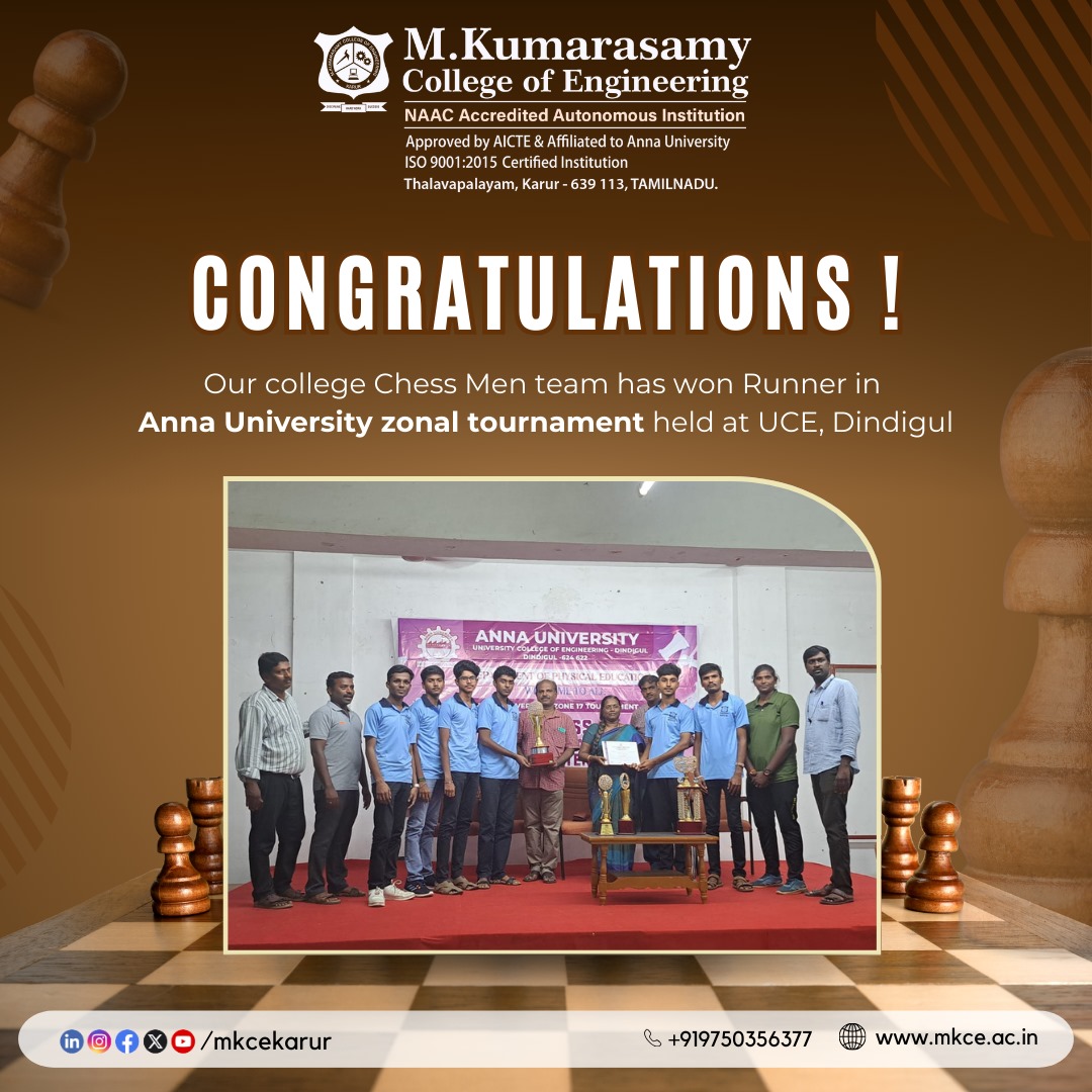 Chess Men Team Anna University Zonal Tournament